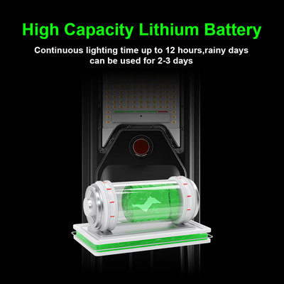 Streetlight Ip65 Outdoor Waterproof Solar Light 400w Integrated All In One Led Solar Street Light Displayable battery