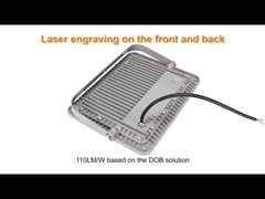 BK02 KCD High Lumen Led Flood Light εξωτερικό με διακόπτη ελέγχου χρώματος