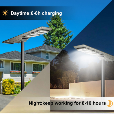 TR-VS The solar integrated street lamp has an adjustable light Angle, high lumen brightness, ip65 water resistance and is not easy to be damaged,can be equipped with a remote control